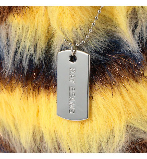 Ray BEAMS 「シャギー ボーダー ニット バッグ」|ハンドバッグ|