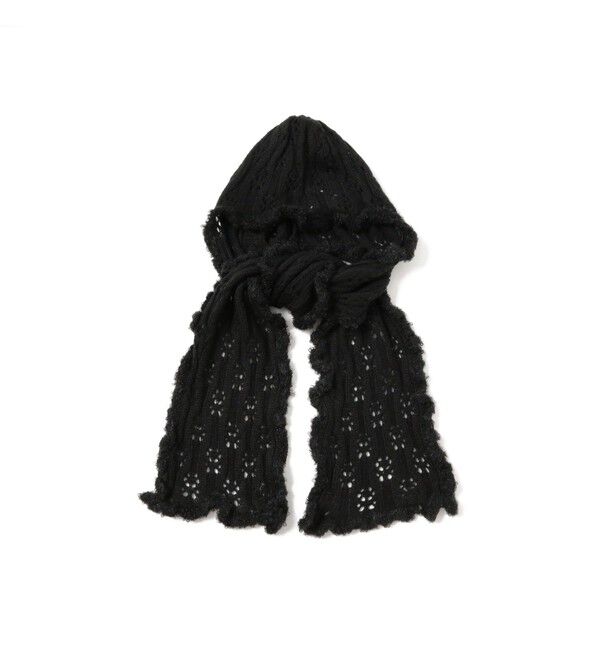 Ray BEAMS 「フリル フード マフラー」|マフラー|