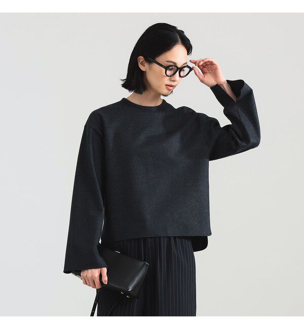 Demi-Luxe BEAMS 「ウール ジャージ プルオーバー」|Tシャツ・カットソー|CHARCOAL.GREY