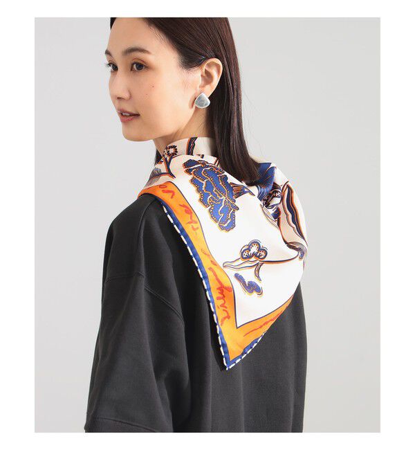 Demi-Luxe BEAMS 「ｍanipuri / フローラ スカーフ」|ストール|