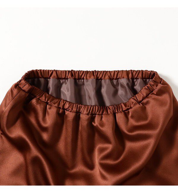 Ray BEAMS 「サテン レースキリカエ タイト スカート」|スカート|