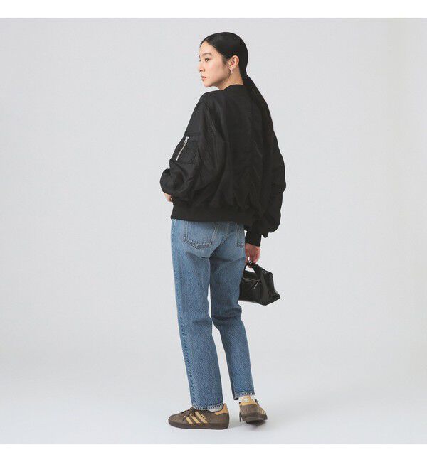 Ray BEAMS 「ギャザー アーム MA-1」|ブルゾン・スタジャン|