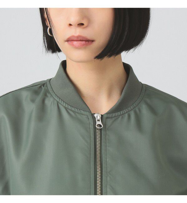 Ray BEAMS 「ギャザー アーム MA-1」|ブルゾン・スタジャン|