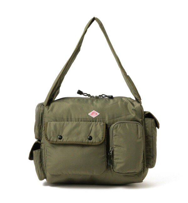 Ray BEAMS 「DANTON / POLYESTER TAFFETA SHOULDER BAG〈 LA DEFENSE〉」|ショルダー・メッセンジャー|480_OLIVE(WHITE)