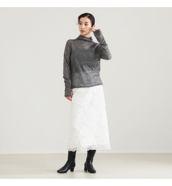 Demi-Luxe BEAMS 「モヘヤ オフ タートル プルオーバー」|ニット・セーター|