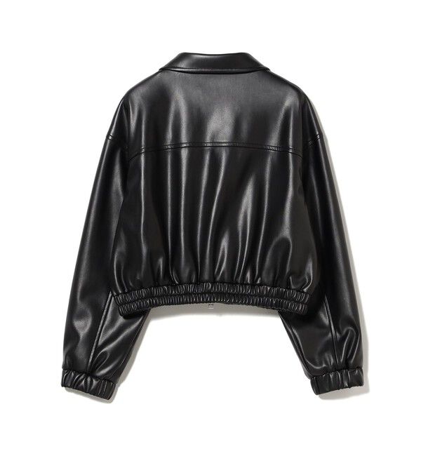 Ray BEAMS 「フェイクレザー ジップ ブルゾン」|ブルゾン・スタジャン|