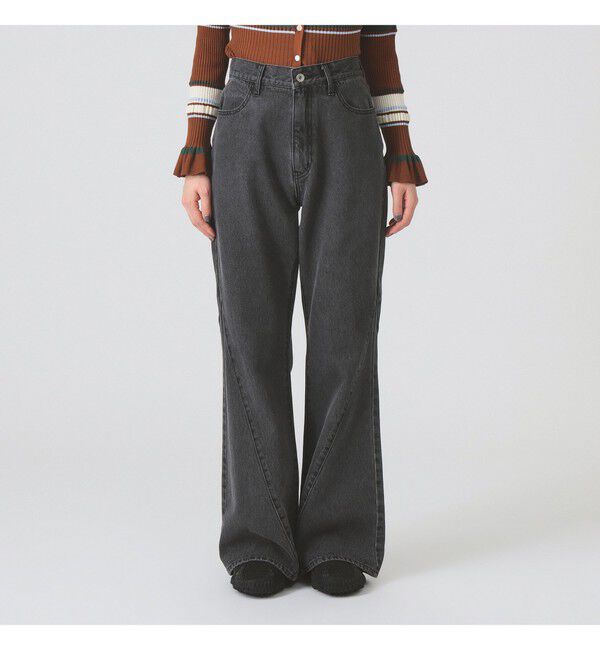 Ray BEAMS 「デニム フレア パンツ」|デニム|