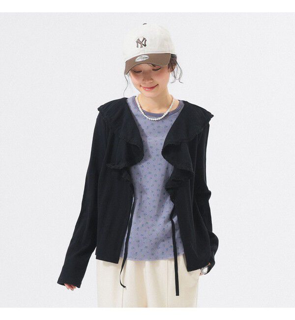 BEAMSBOY「ラッフル カーディガン」|Tシャツ・カットソー|