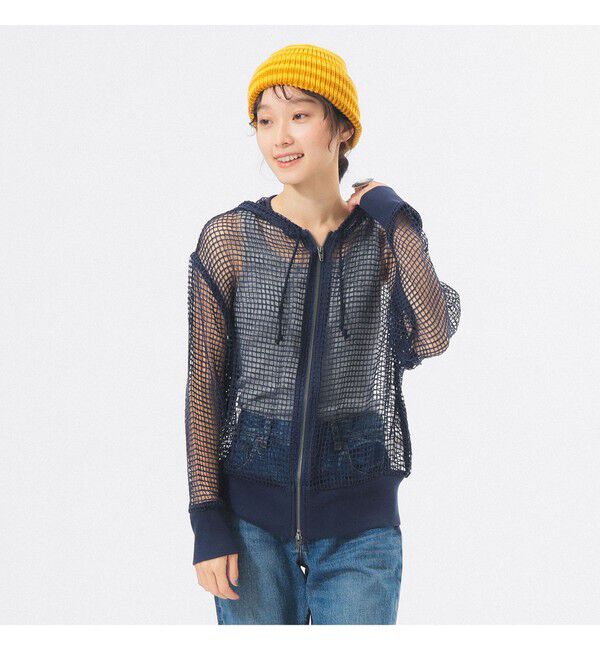 BEAMSBOY「ビッグ メッシュ フーディー」|Tシャツ・カットソー|