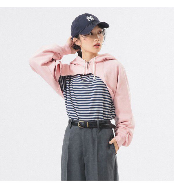 BEAMSBOY「スウェット ボレロ」|スウェット・ジャージ|PINK