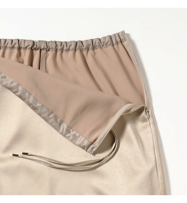 Demi-Luxe BEAMS 「トリアセ ポリエステル フラットサテン スカート」|スカート|
