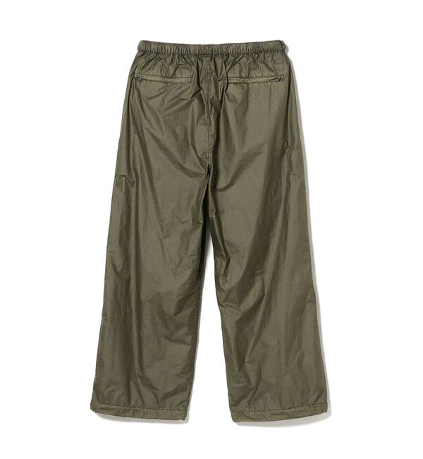 BEAMS「ワイドストレートフィット ナイロン イージーパンツ」|チノ|