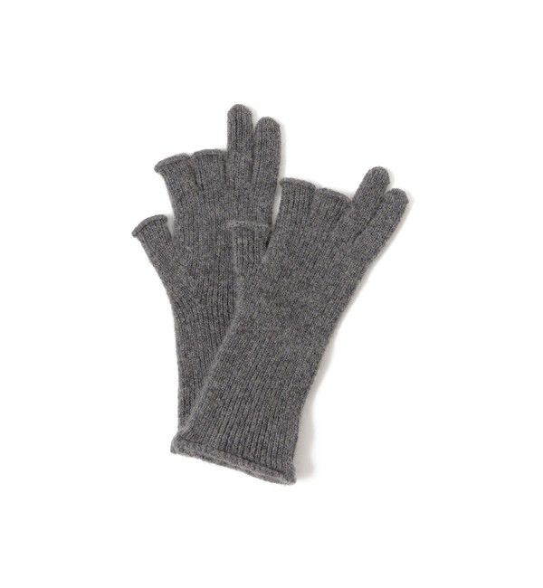 BEAMS「カシミア フィンガーレス グローブ」|手袋|CHARCOAL.G