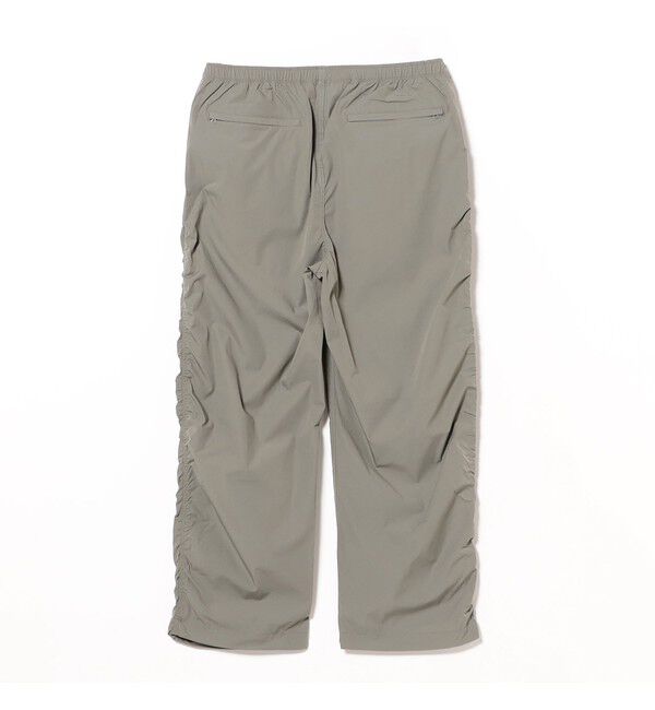 BEAMS「パッカリング イージーパンツ【ワイドストレートフィット】」|チノ|