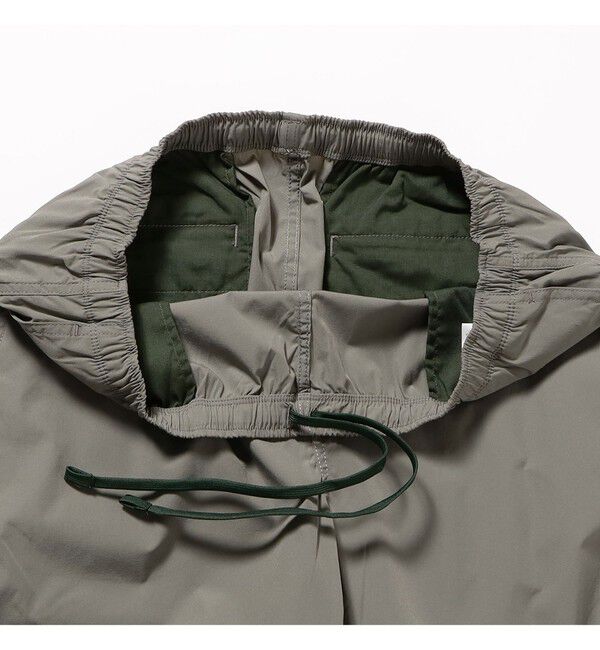 BEAMS「パッカリング イージーパンツ【ワイドストレートフィット】」|チノ|