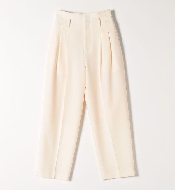 SHIPS any「SHIPS any:〈洗濯機可能〉ハイウエスト センタープレス ロング パンツ」|その他|