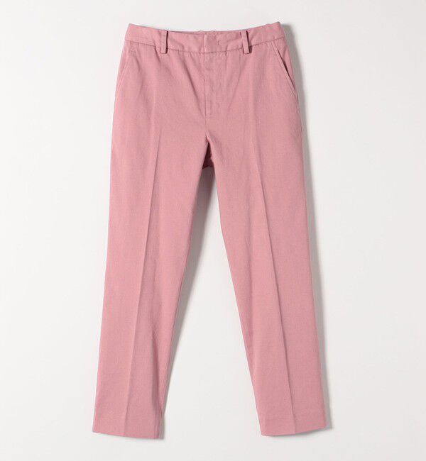 quaranciel「quaranciel:〈洗濯機可能〉コットン サテン スリム テーパード パンツ」|その他|