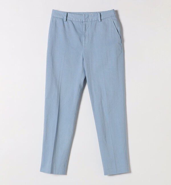 quaranciel「quaranciel:〈洗濯機可能〉コットン サテン スリム テーパード パンツ」|その他|