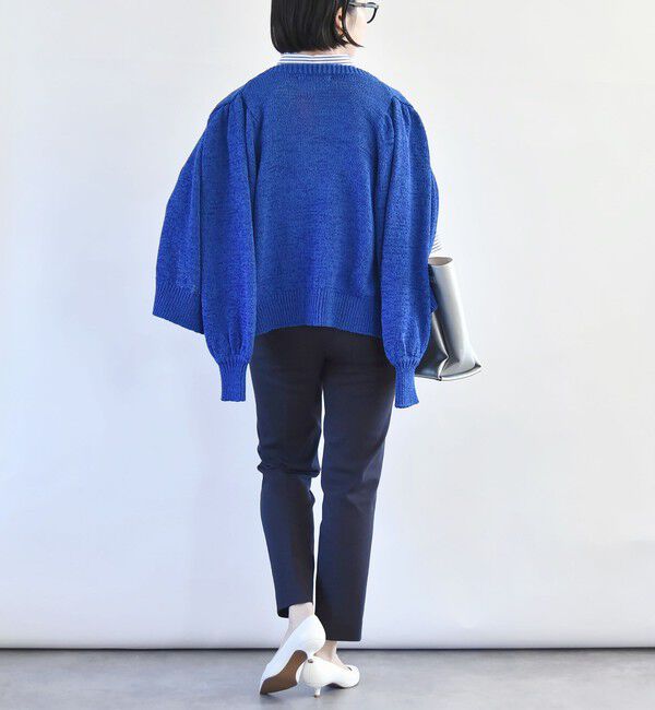 quaranciel「quaranciel:〈洗濯機可能〉コットン サテン スリム テーパード パンツ」|その他|