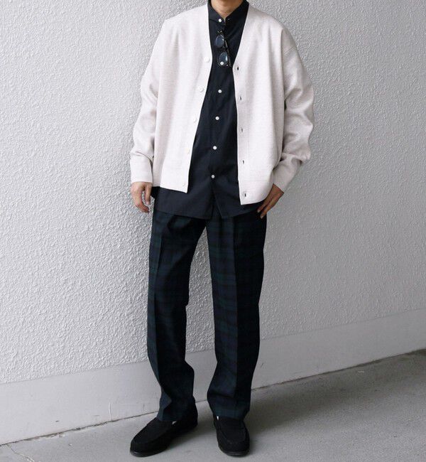 SHIPS any「SHIPS any: 〈手洗い可能〉 ハーフミラノリブ Vネック ニット カーディガン◇」|カーディガン|