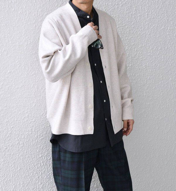 SHIPS any「SHIPS any: 〈手洗い可能〉 ハーフミラノリブ Vネック ニット カーディガン◇」|カーディガン|