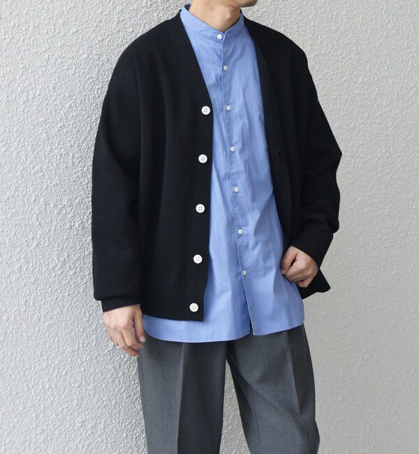 SHIPS any「SHIPS any: 〈手洗い可能〉 ハーフミラノリブ Vネック ニット カーディガン◇」|カーディガン|