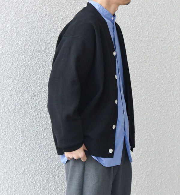 SHIPS any「SHIPS any: 〈手洗い可能〉 ハーフミラノリブ Vネック ニット カーディガン◇」|カーディガン|