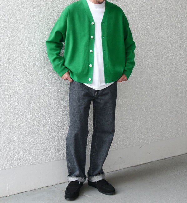 SHIPS any「SHIPS any: 〈手洗い可能〉 ハーフミラノリブ Vネック ニット カーディガン◇」|カーディガン|