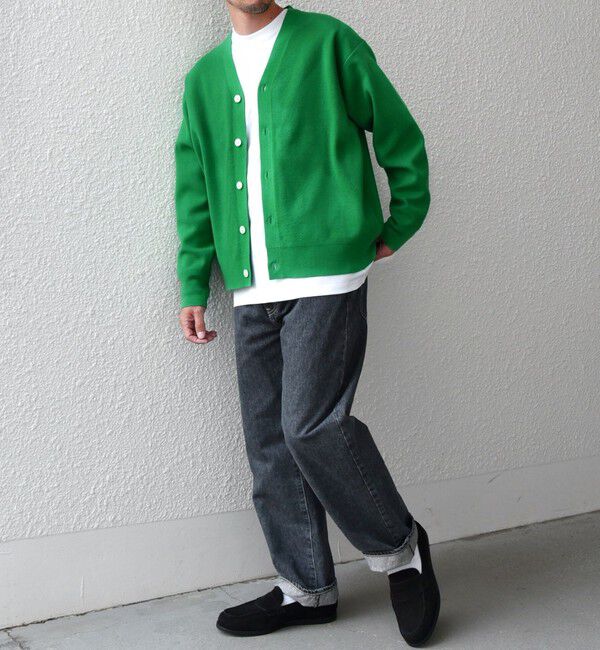 SHIPS any「SHIPS any: 〈手洗い可能〉 ハーフミラノリブ Vネック ニット カーディガン◇」|カーディガン|