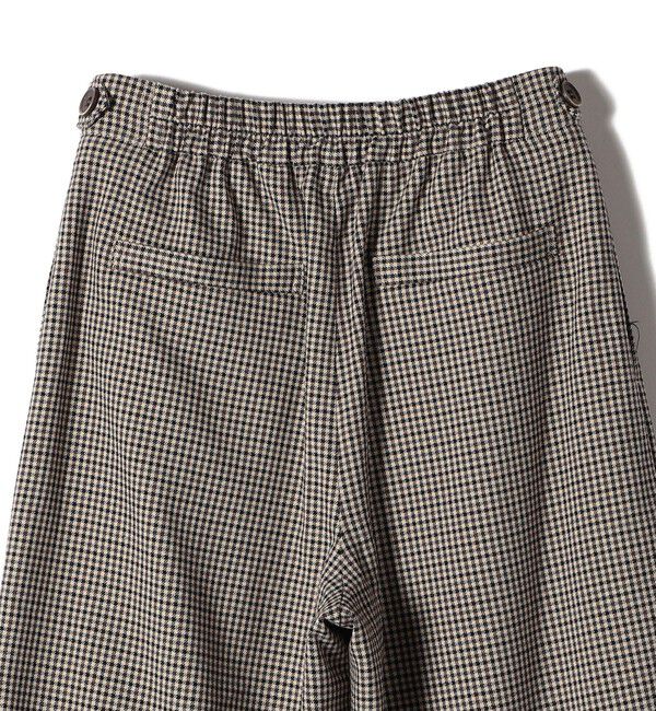 SHIPS Colors 「SHIPS Colors:〈手洗い可能〉 起毛 チェック サイドボタン ワイドパンツ」|その他|