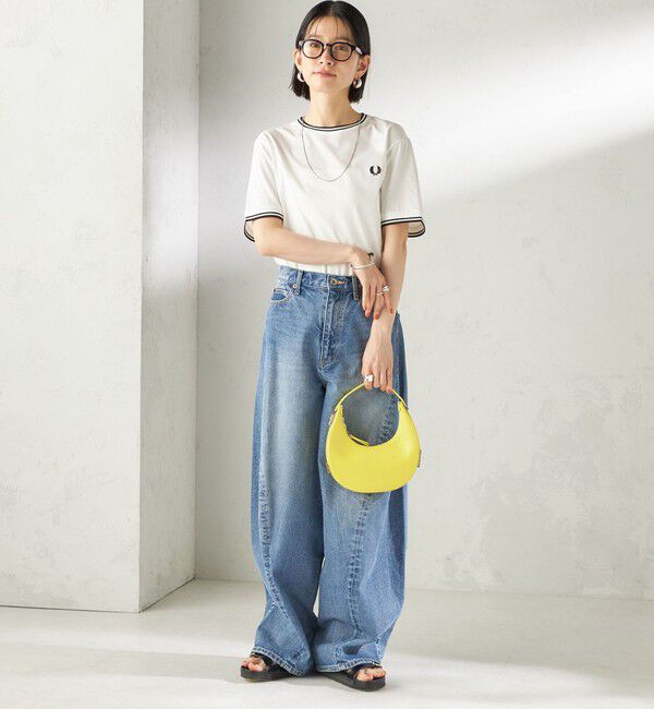 SHIPS for women「《一部追加予約》FRED PERRY:M1588 TWIN TIPPED TEE」|Tシャツ・カットソー|