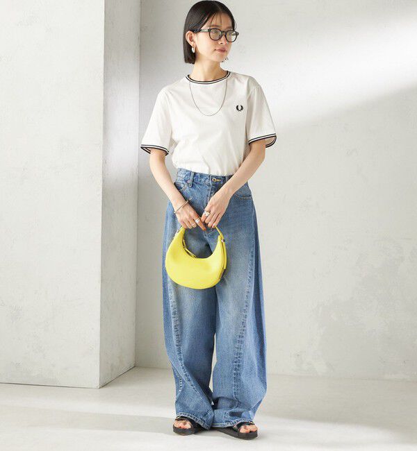 SHIPS for women「《一部追加予約》FRED PERRY:M1588 TWIN TIPPED TEE」|Tシャツ・カットソー|