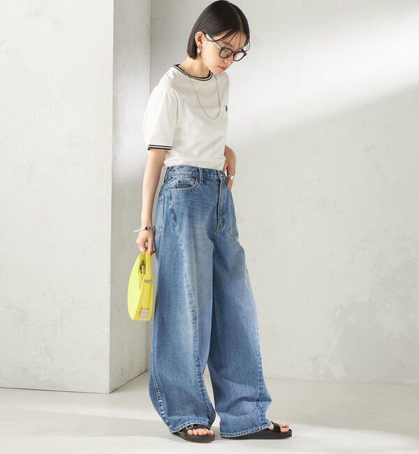 SHIPS for women「《一部追加予約》FRED PERRY:M1588 TWIN TIPPED TEE」|Tシャツ・カットソー|