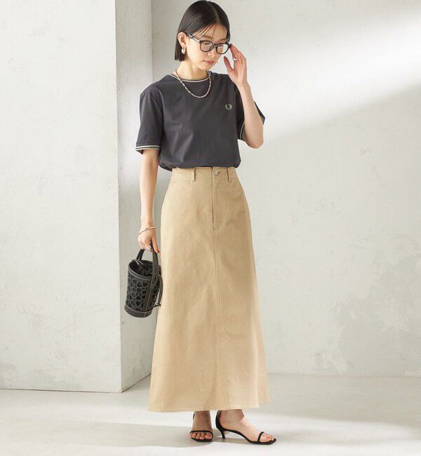 SHIPS for women「《一部追加予約》FRED PERRY:M1588 TWIN TIPPED TEE」|Tシャツ・カットソー|