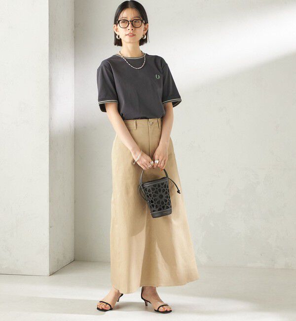 SHIPS for women「《一部追加予約》FRED PERRY:M1588 TWIN TIPPED TEE」|Tシャツ・カットソー|