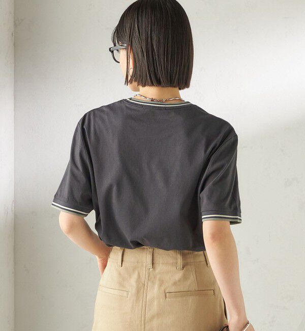 SHIPS for women「《一部追加予約》FRED PERRY:M1588 TWIN TIPPED TEE」|Tシャツ・カットソー|