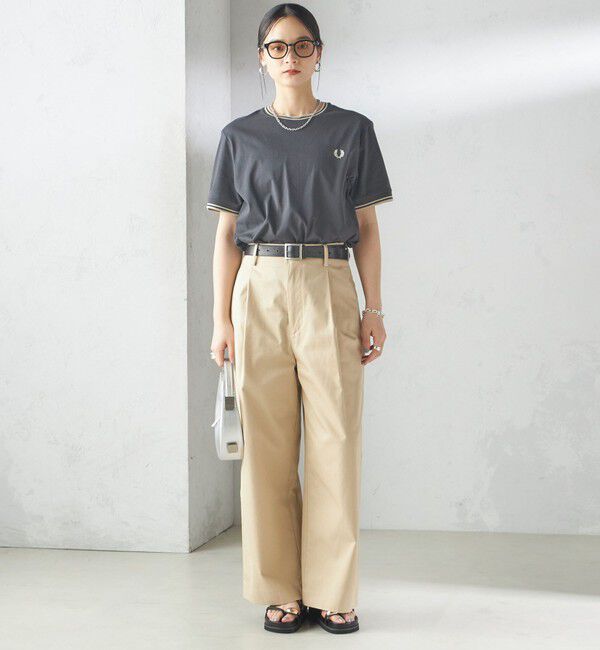 SHIPS for women「《一部追加予約》FRED PERRY:M1588 TWIN TIPPED TEE」|Tシャツ・カットソー|