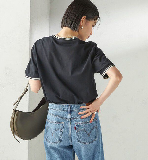 SHIPS for women「《一部追加予約》FRED PERRY:M1588 TWIN TIPPED TEE」|Tシャツ・カットソー|
