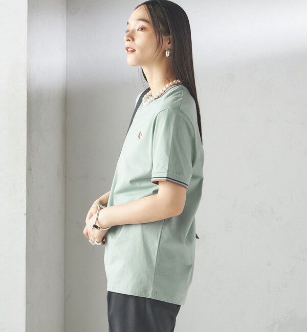SHIPS for women「《一部追加予約》FRED PERRY:M1588 TWIN TIPPED TEE」|Tシャツ・カットソー|