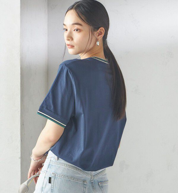 SHIPS for women「《一部追加予約》FRED PERRY:M1588 TWIN TIPPED TEE」|Tシャツ・カットソー|