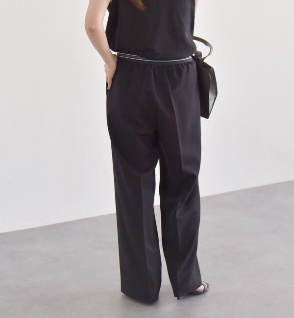 quaranciel「quaranciel:〈手洗い可能〉ウエスト ライン イージー ワイド パンツ 2」|その他|
