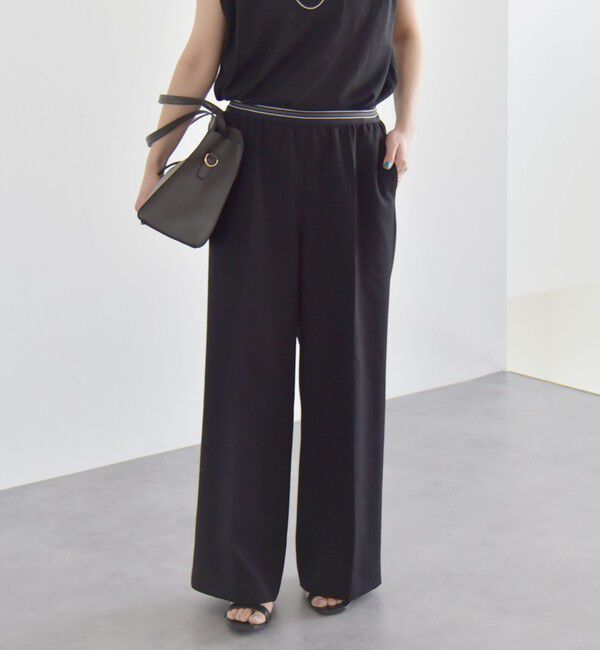 quaranciel「quaranciel:〈手洗い可能〉ウエスト ライン イージー ワイド パンツ 2」|その他|