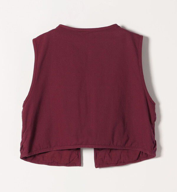 SHIPS any「bon_meur:〈手洗い可能〉ロープ編み コットン コンパクト フリンジ ベスト」|ベスト・ジレ|