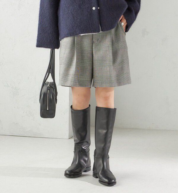 SHIPS for women「〈手洗い可能〉ウォッシャブル ウール チェック ハーフ パンツ」|その他|