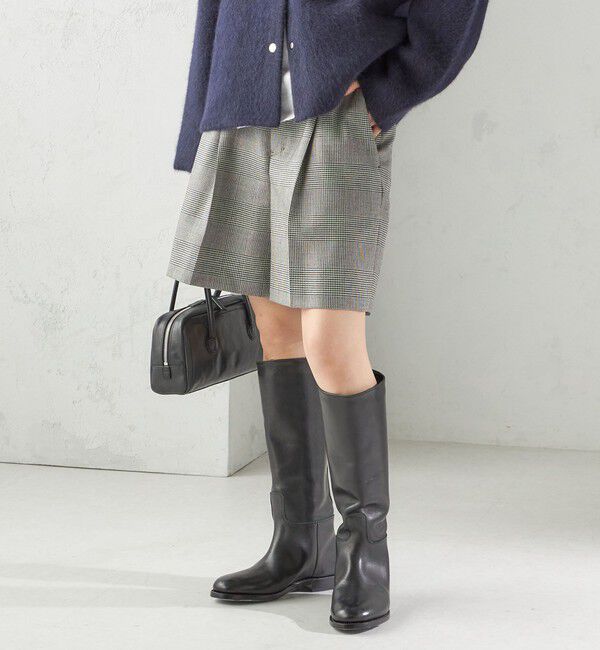 SHIPS for women「〈手洗い可能〉ウォッシャブル ウール チェック ハーフ パンツ」|その他|