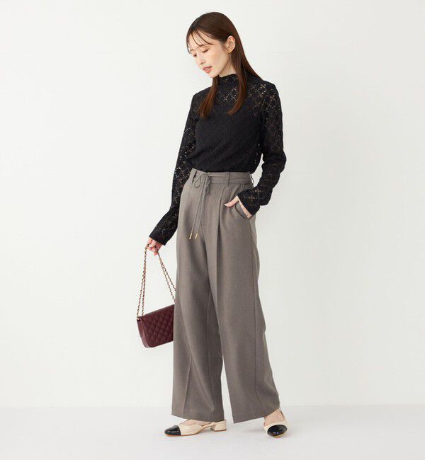 SHIPS Colors 「SHIPS Colors:〈手洗い可能〉ウールライクイージーワイドパンツ2（セットアップ対応可能）◇」|その他|