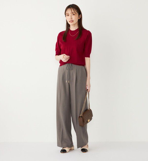 SHIPS Colors 「SHIPS Colors:〈手洗い可能〉ウールライクイージーワイドパンツ2（セットアップ対応可能）◇」|その他|