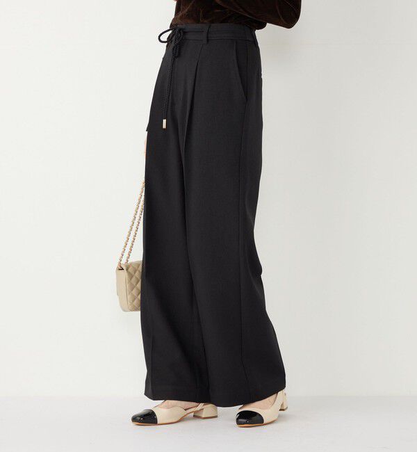 SHIPS Colors 「SHIPS Colors:〈手洗い可能〉ウールライクイージーワイドパンツ2（セットアップ対応可能）◇」|その他|