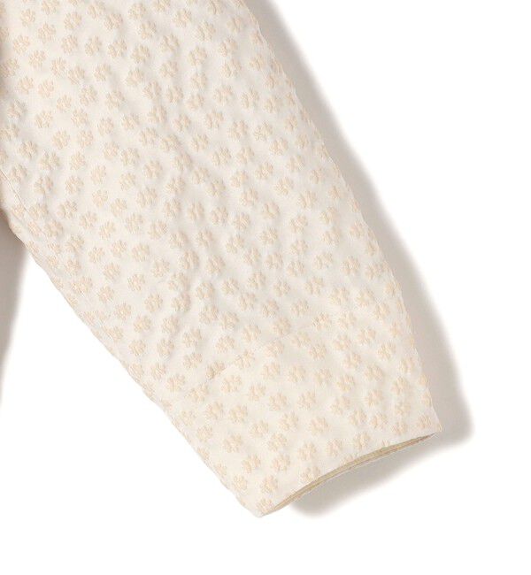 SHIPS for women「《予約》ミニ フラワー ジャカード ブルゾン（セレモニー対応可）」|ブルゾン・スタジャン|