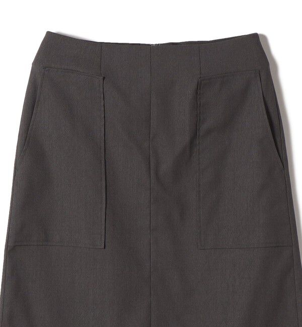 SHIPS for women「《予約》〈UVカット・吸水速乾・手洗い可能〉綿麻混 オックス ポケット タイト スカート」|スカート|